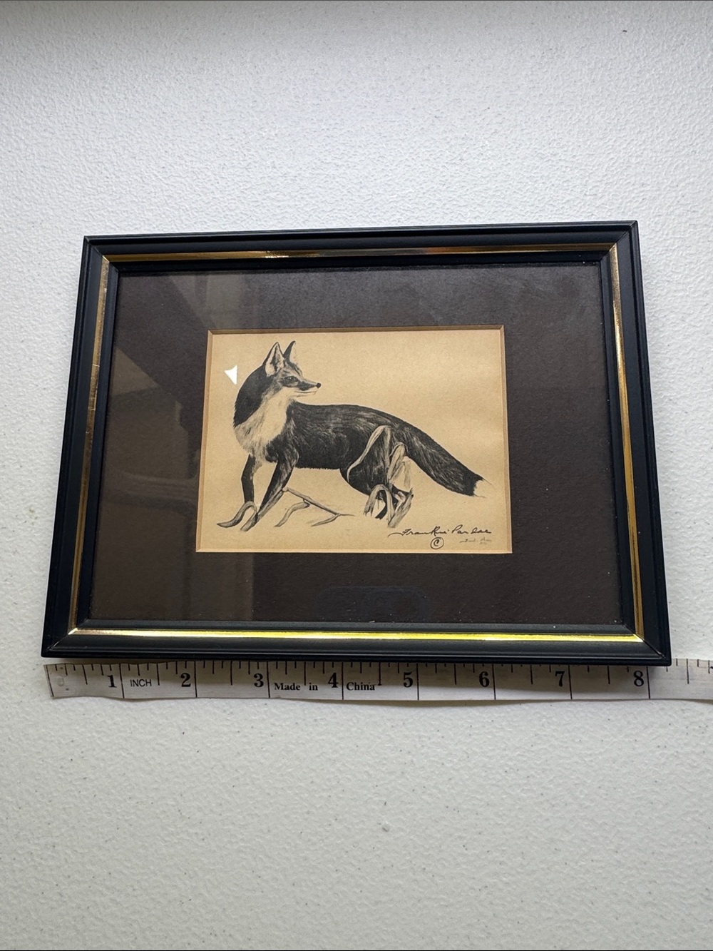 Vintage Fox Print